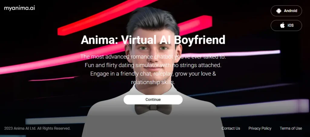 Anima AI - Virtual AI Boyfriend