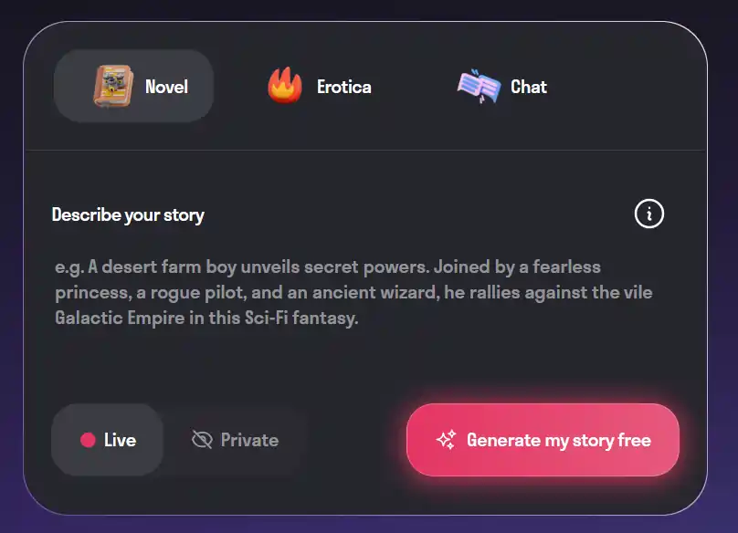 Generate Your Story with DreamPress AI