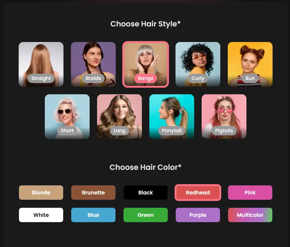 Hairstyle and Color – The Crowning Glory of Candy AI
